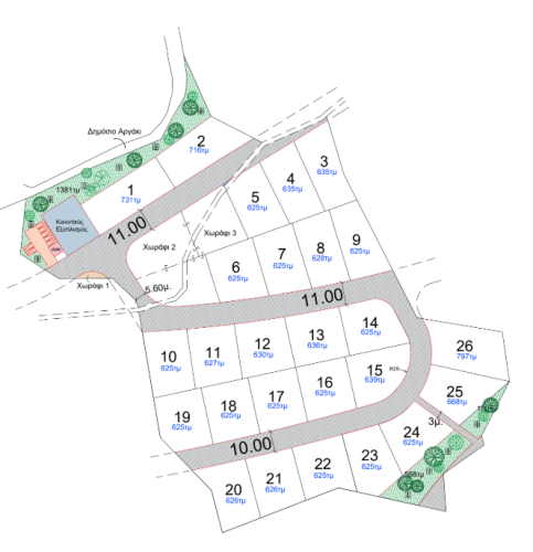 Plot of land for sale 797 m² in Palodeia, Limassol