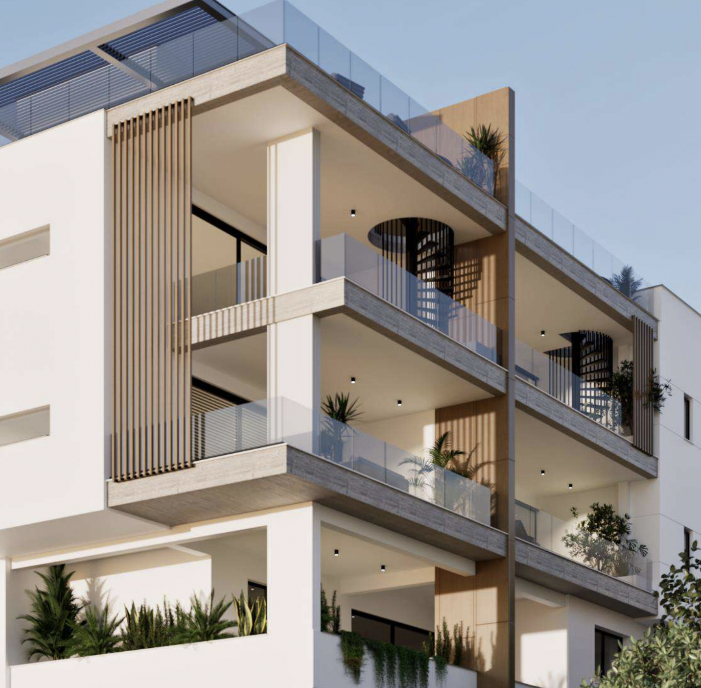 Penthouse — Mesa Geitonia, Limassol, Cypr ID 0602-243040
