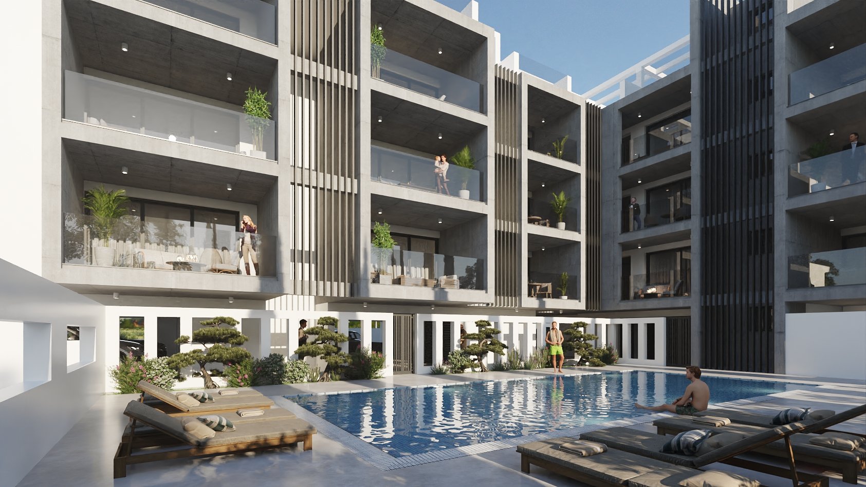 Квартира в aradippou, Кіпр, 50.00м² - зображення 2