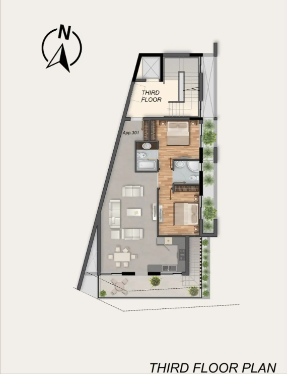 Пентхаус в sotiros, Кіпр, 180.00м² - зображення 3