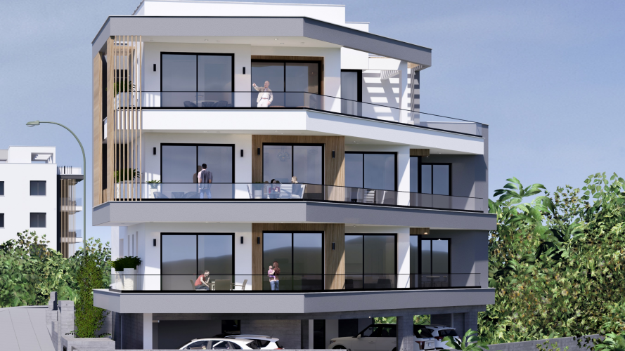 Apartament z 2 sypialniami, 76.00m² w agios-athanasios, Cypr [ID: 0602-235741]