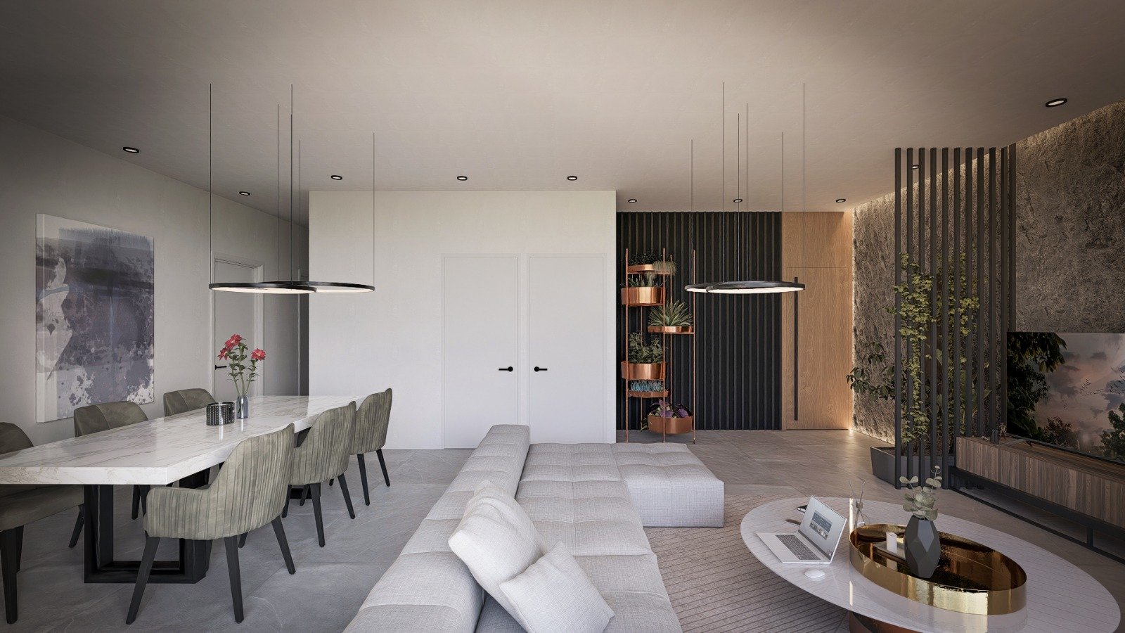 Apartament z 2 sypialniami, 81.00m² w mesa-geitonia, Cypr [ID: 0602-240015]