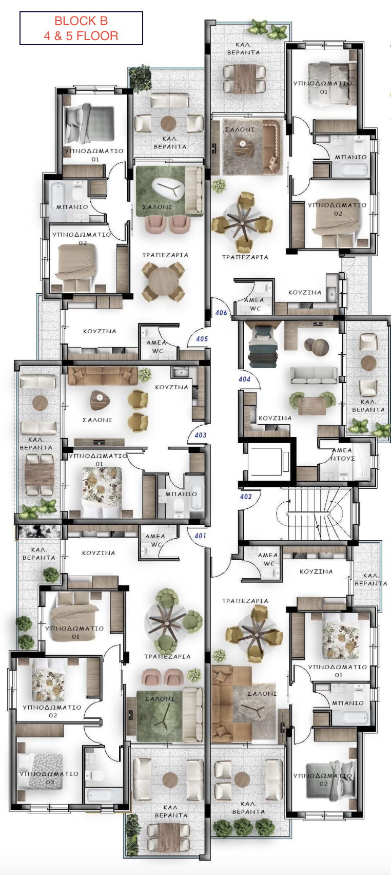 Квартира в polemidia-kato, Кіпр, 101.00м² - зображення 7