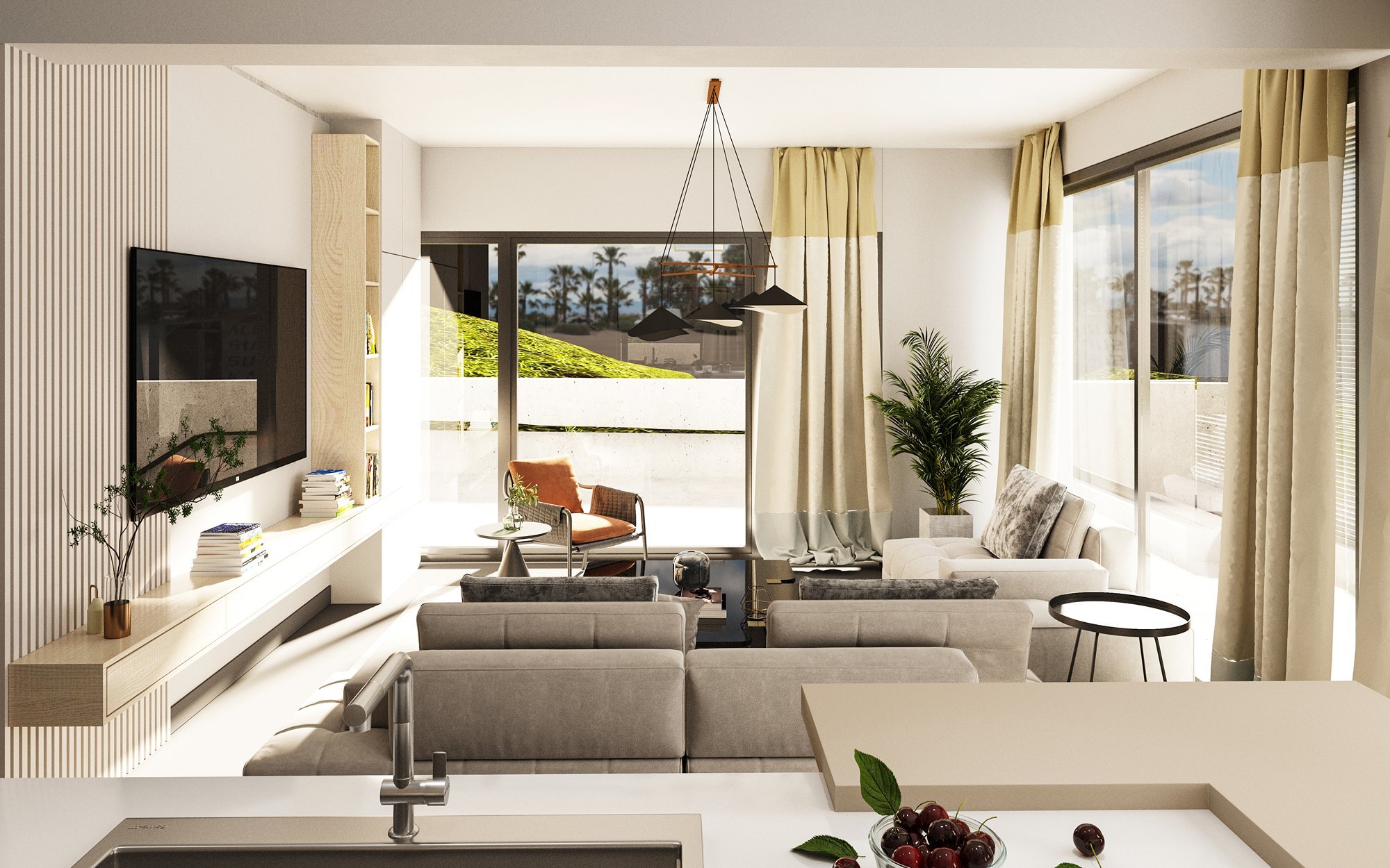 Penthouse with 2 bedrooms, 101.00m² in agios-tychon, Cyprus [ID: 0602-240379]