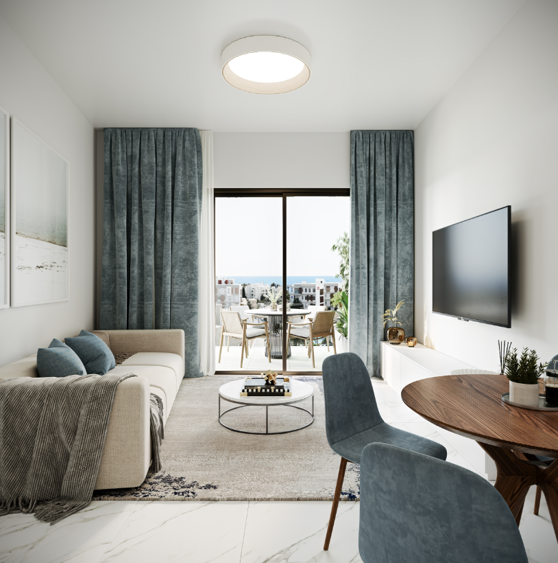 Wohnung 1 Schlafzimmer 56 m² Mouttagiaka, Zypern