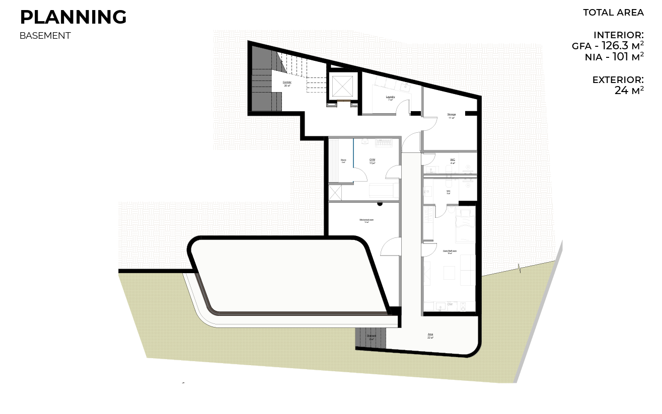 Вілла в agios-tychon, Кіпр, 353.00м² - зображення 11