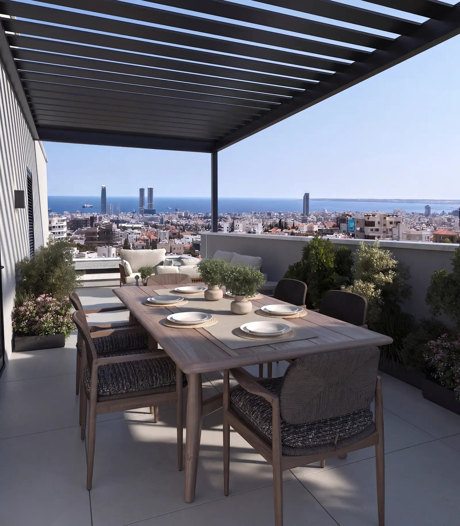 Penthouse w agios-athanasios, Cypr - obraz 3