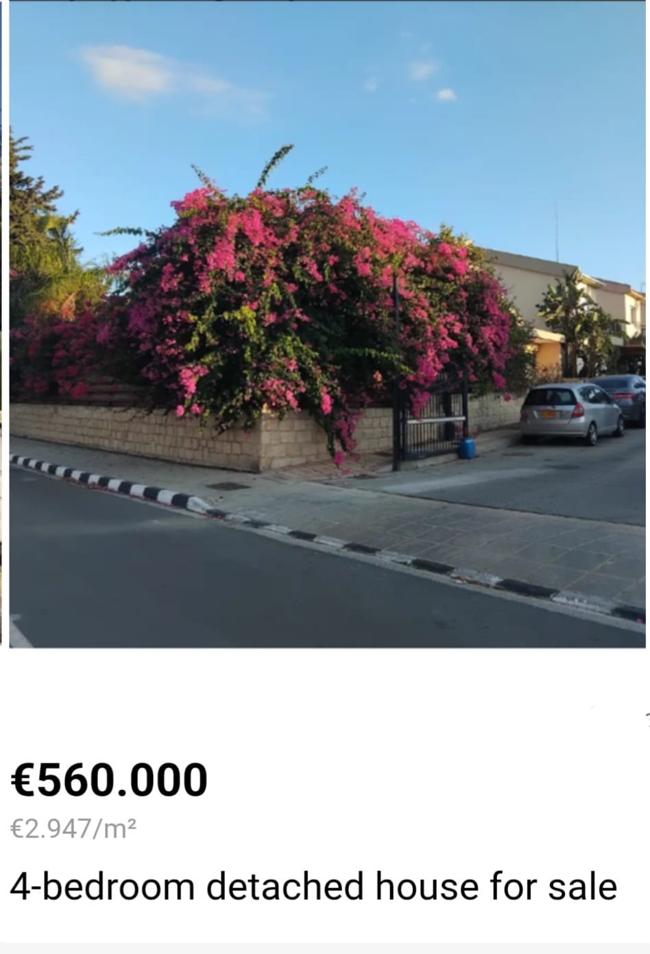 Bungalow 4 pokoi 190 m² Parekklisia, Cypr