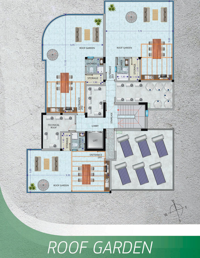 Penthouse w livadia, Cypr, 87.20m² - obraz 9