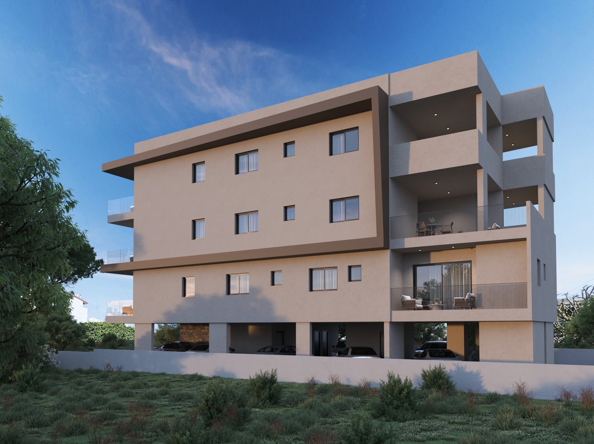 Apartment with 1 bedroom, 50.00m² in mesa-geitonia, Cyprus [ID: 0602-237279]