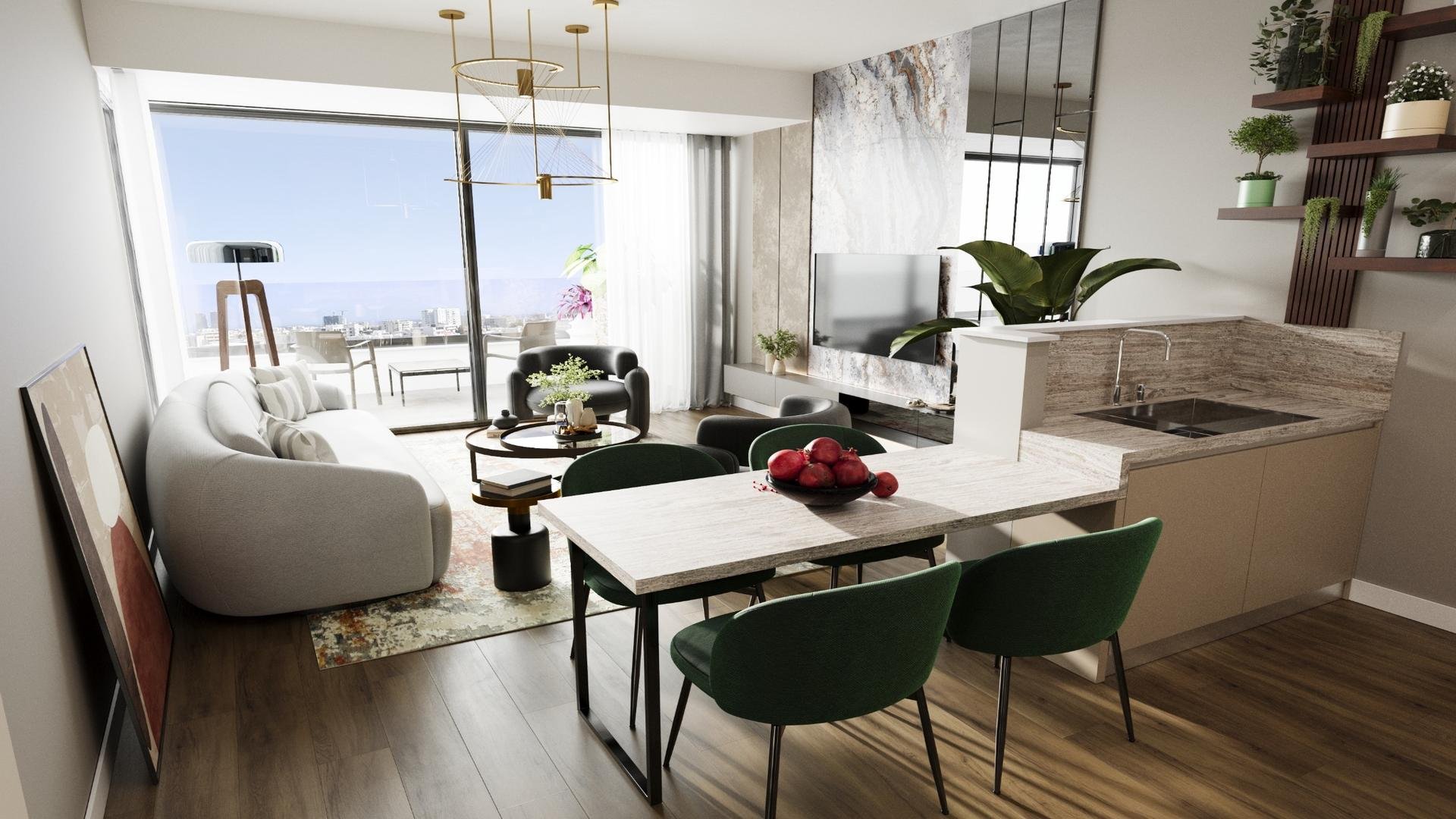 Apartment with 2 bedrooms, 86.00m² in agia-zoni, Cyprus [ID: 0602-238656]