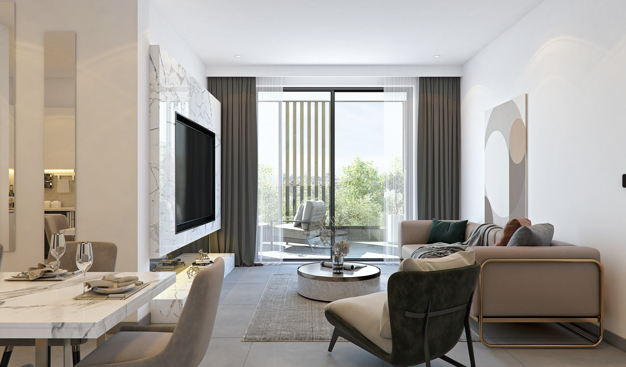 Квартира в paralimni, Кіпр, 79.46м² - зображення 2