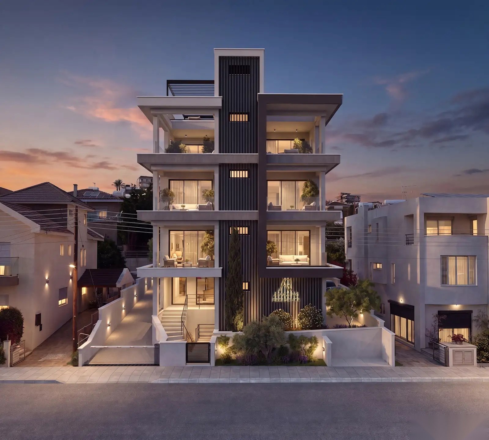 Penthouse w agios-athanasios, Cypr