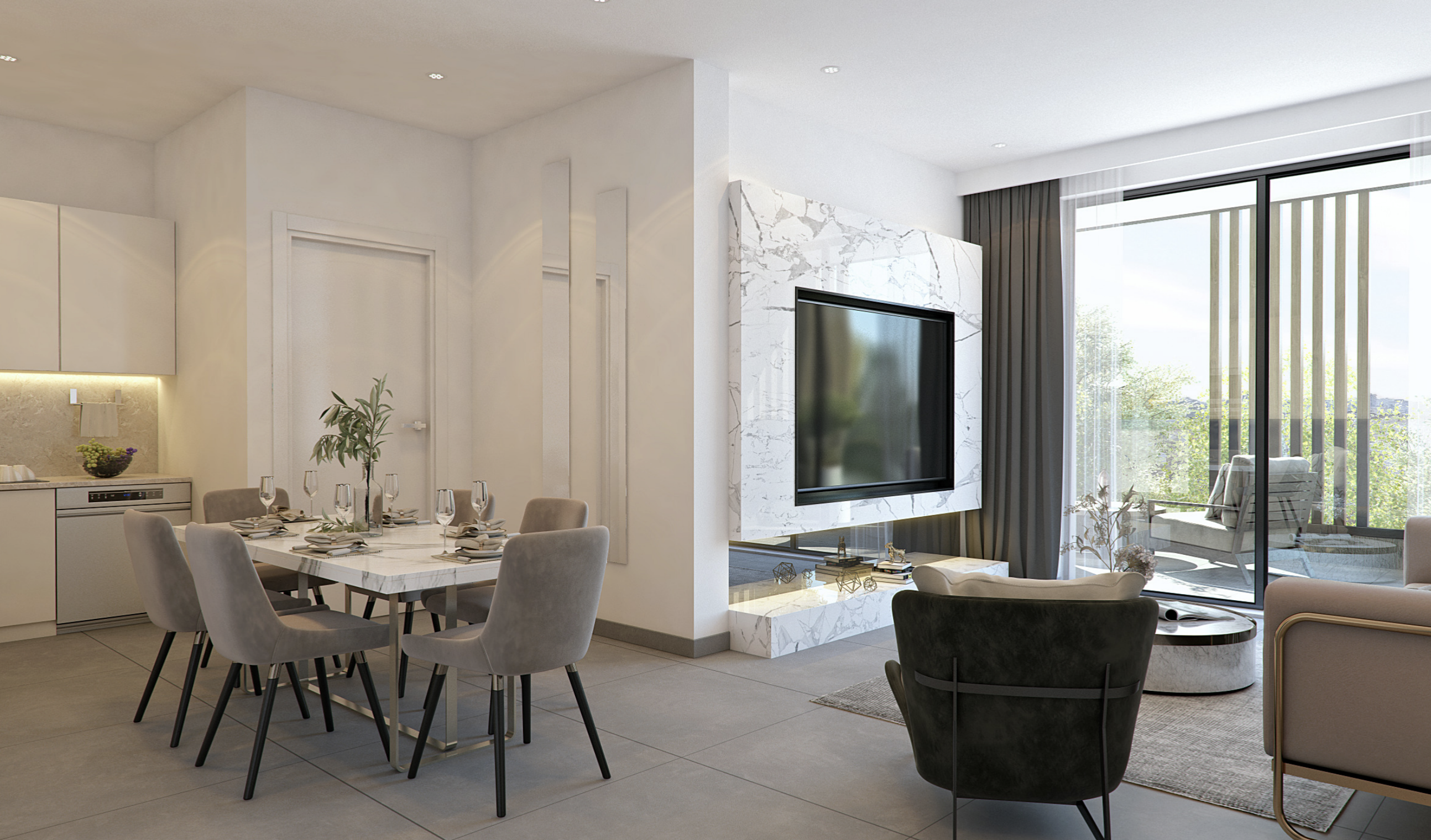 Квартира в paralimni, Кіпр, 79.46м² - зображення 4