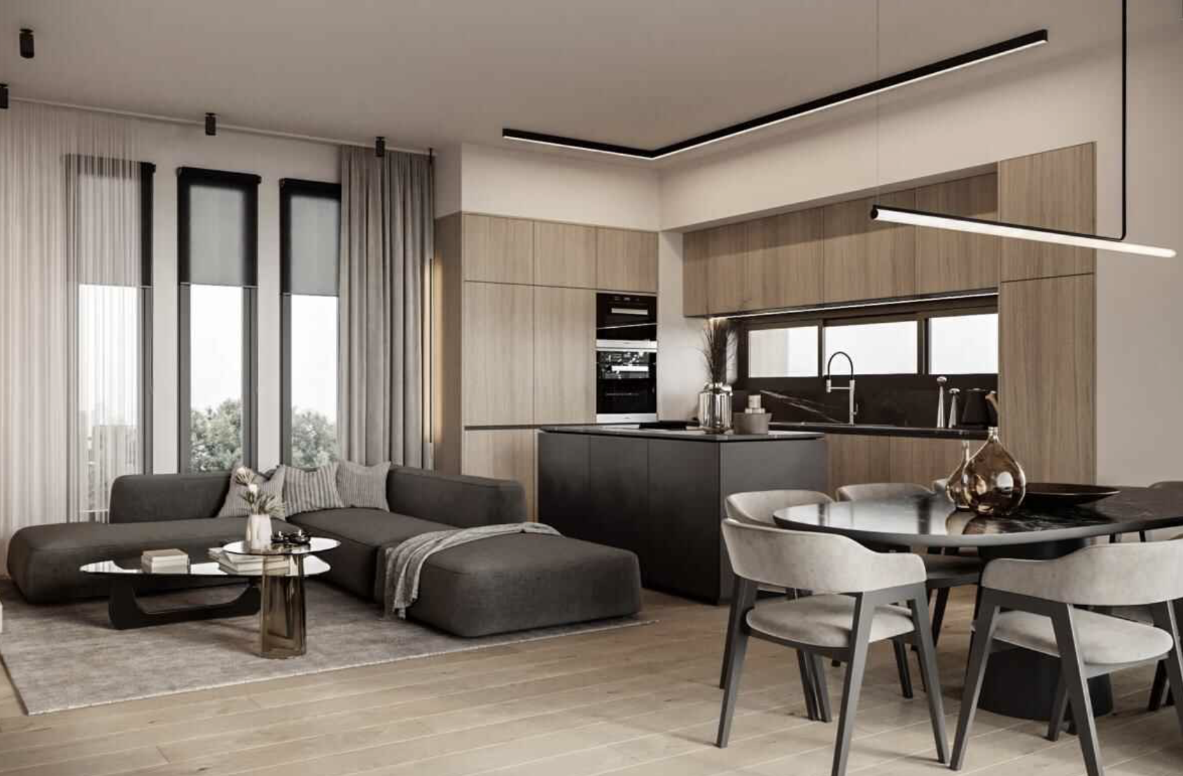 Квартира в germasogeia, Кипр, 77.00м² - изображение 2