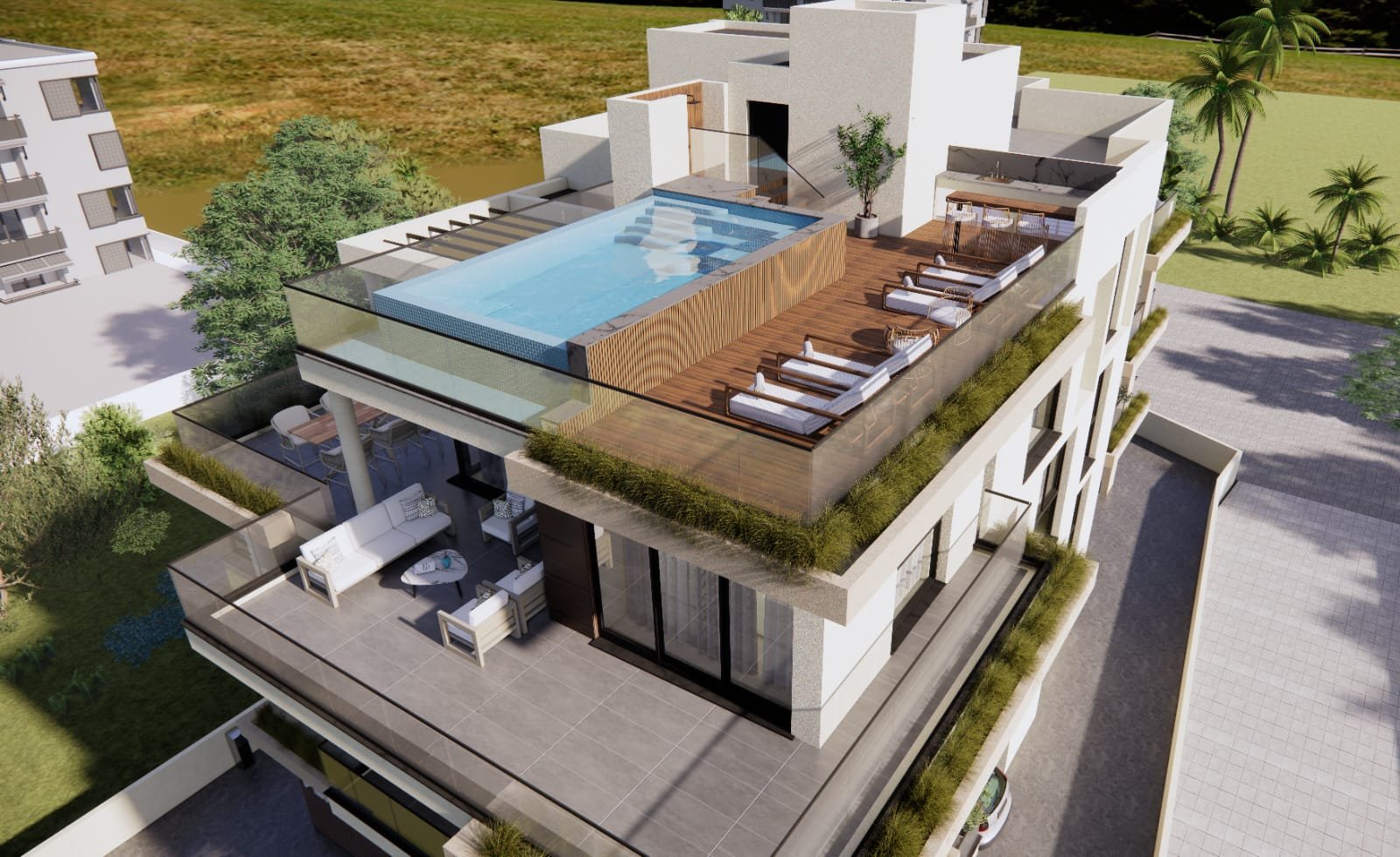 Penthouse w livadia, Cypr, 79.00m² - obraz 9