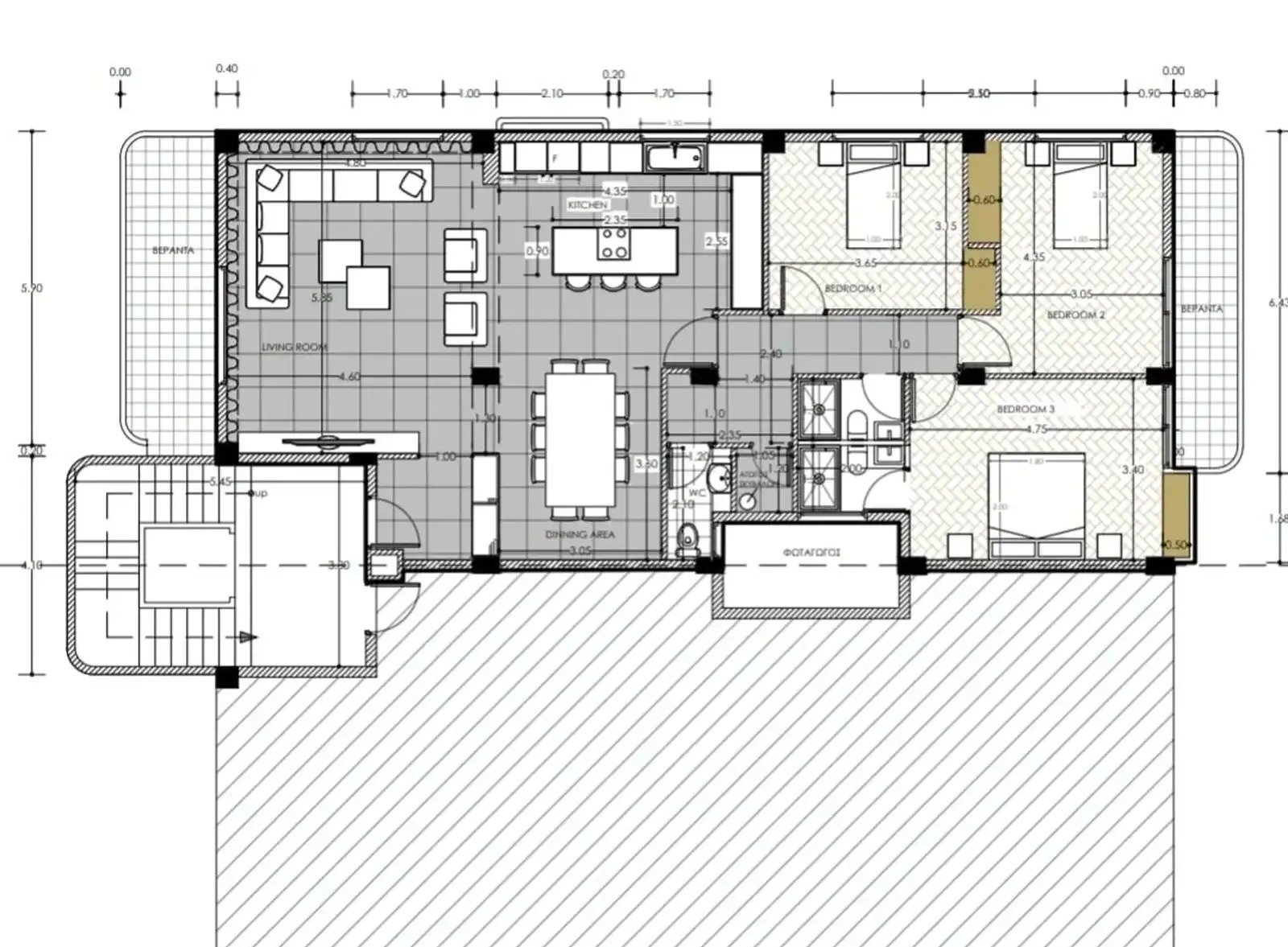 Квартира в potamos-germasogeias, Кіпр, 156.00м² - зображення 3