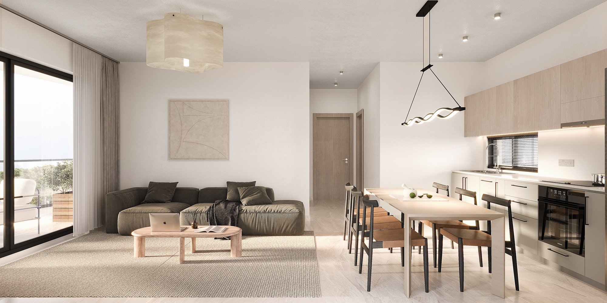 Квартира з 2 спальнями, 77.00м² в palodeia, Кіпр [ID: 0602-239654]