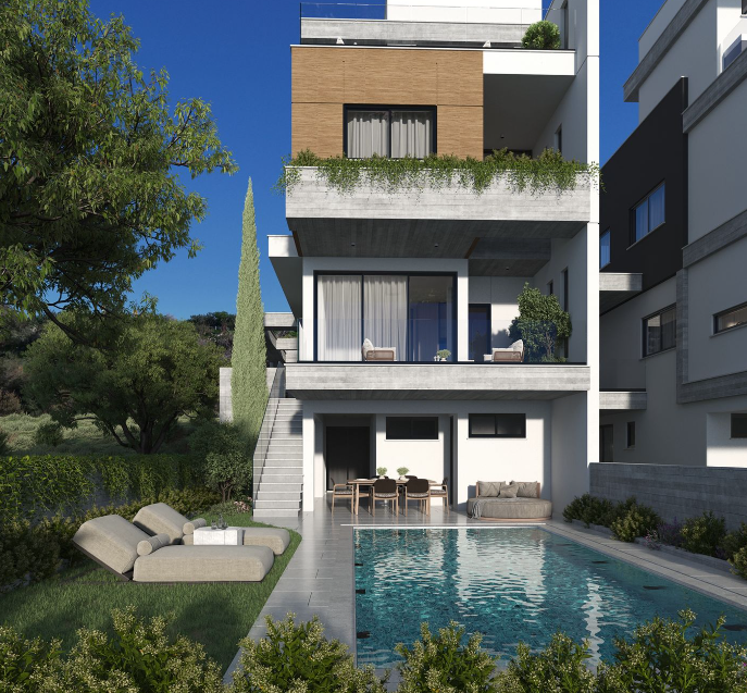 houses z 3 sypialniami, 208.80m² w agios-athanasios, Cypr [ID: 0602-243363]
