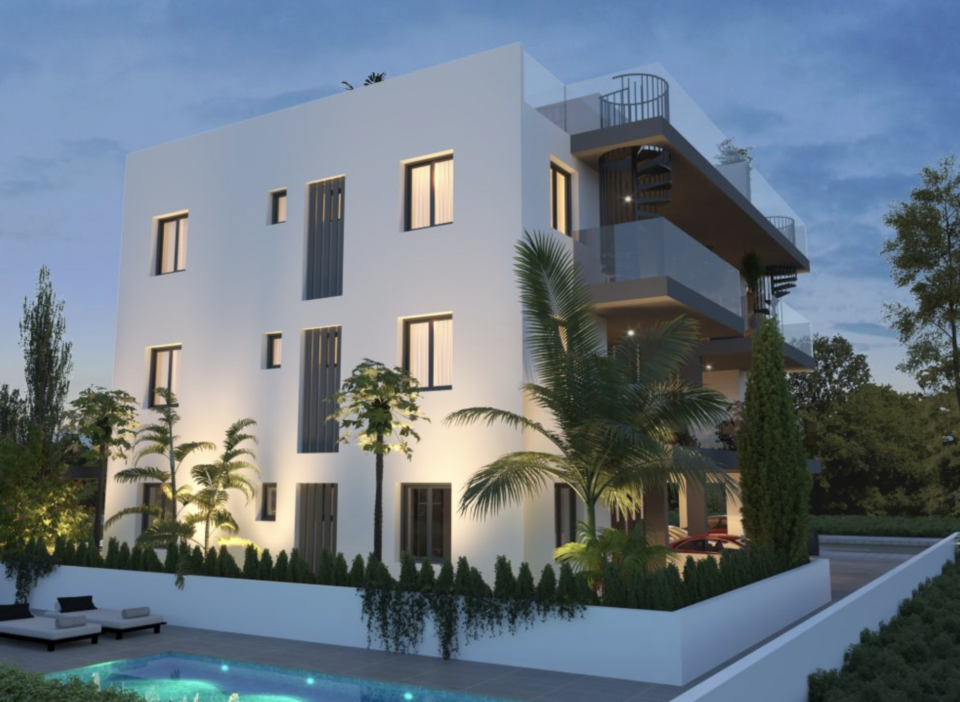 Квартира в paralimni, Кіпр, 77.00м²