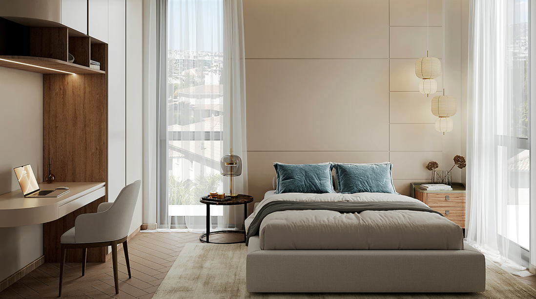 Квартира 2 спальни 107 м² Demos Agiou Athanasiou, Кипр