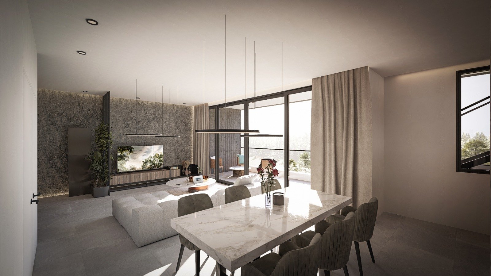 Apartament z 2 sypialniami, 81.00m² w mesa-geitonia, Cypr [ID: 0602-240015]