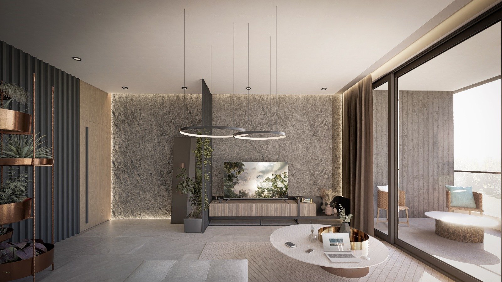 Apartament z 2 sypialniami, 81.00m² w mesa-geitonia, Cypr [ID: 0602-240015]