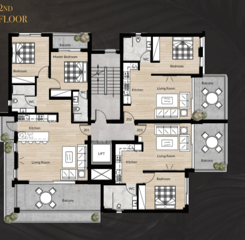 Пентхаус в zakaki, Кіпр, 85.00м² - зображення 8