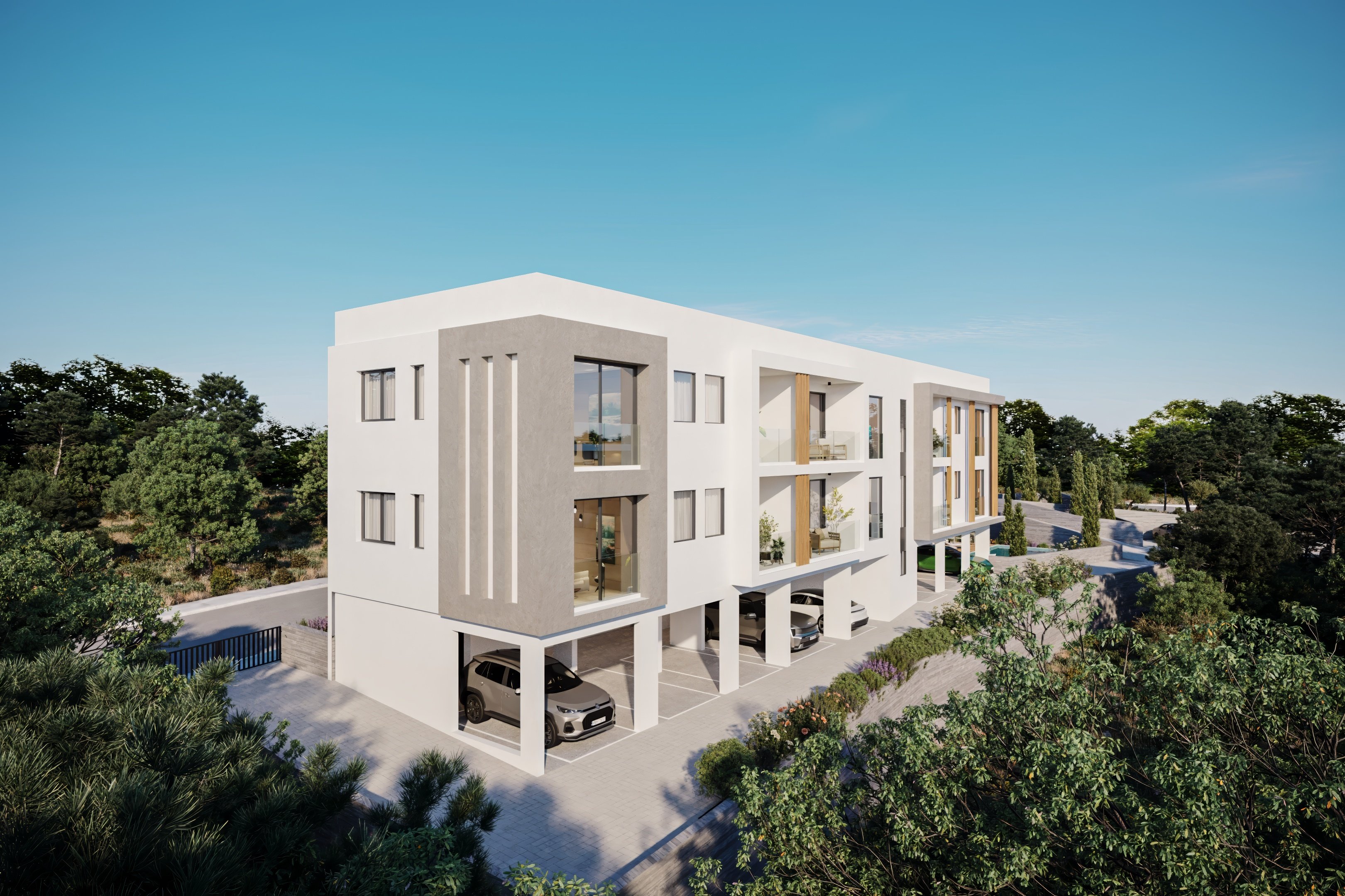 Apartament z 2 sypialniami, 77.00m² w chlorakas, Cypr [ID: 0602-239528]