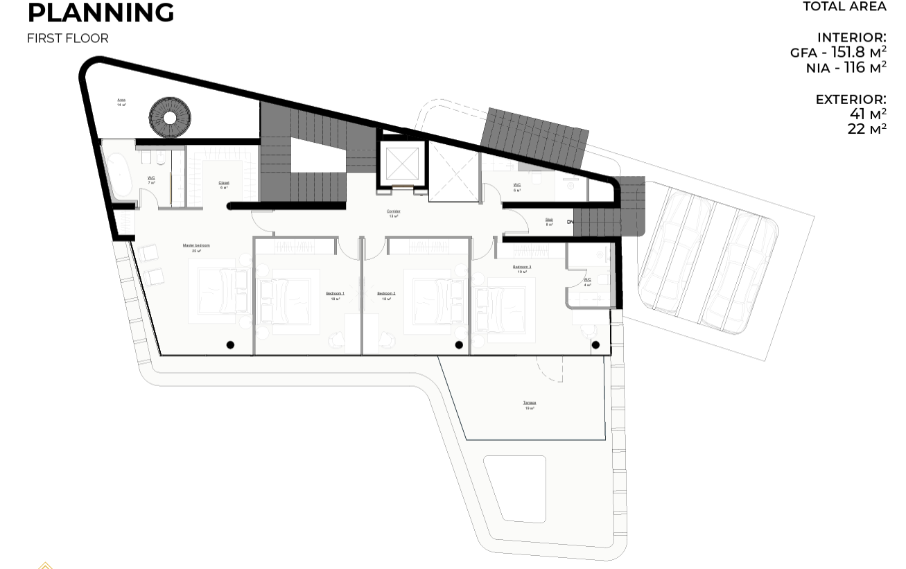 Вілла в agios-tychon, Кіпр, 353.00м² - зображення 10