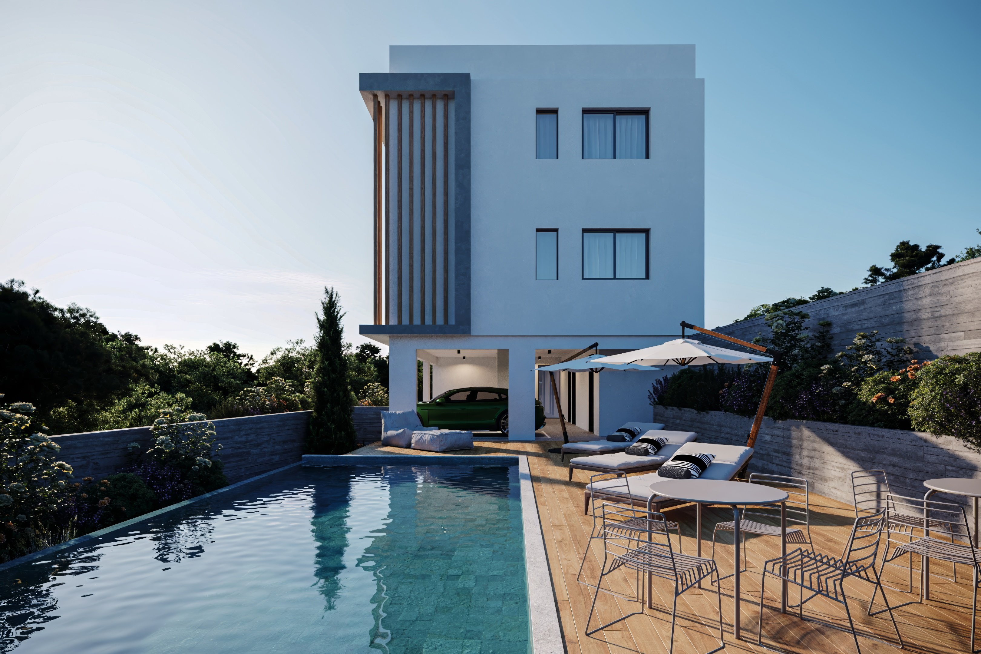 Apartament z 2 sypialniami, 77.00m² w chlorakas, Cypr [ID: 0602-239528]