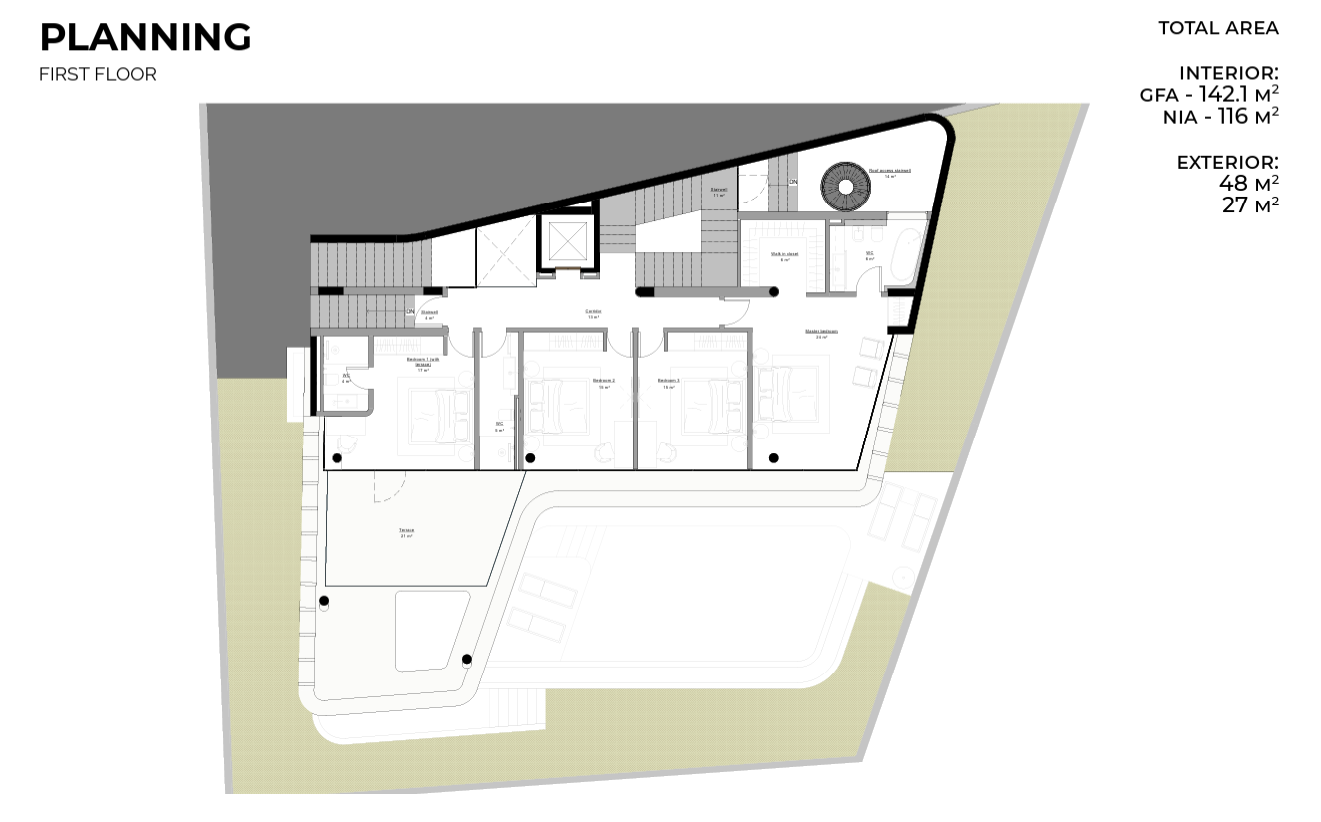 Вілла в agios-tychon, Кіпр, 354.00м² - зображення 7