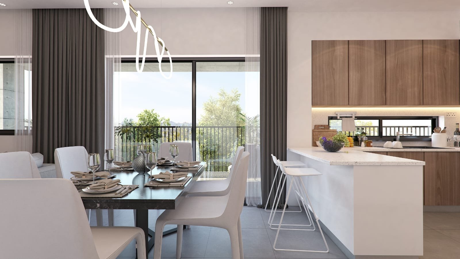 Квартира с 1 спальней, 52.00м² в agios-athanasios, Кипр [ID: 0602-237561]