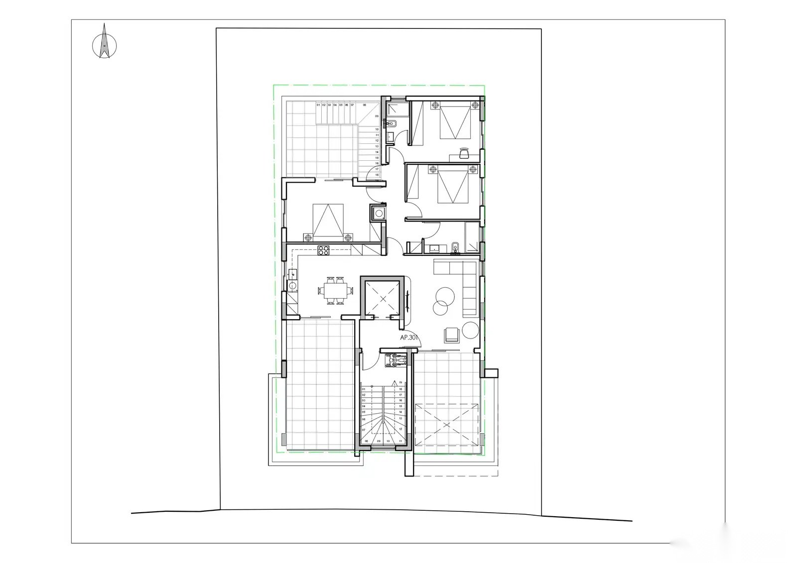 Penthouse w agios-athanasios, Cypr - obraz 14