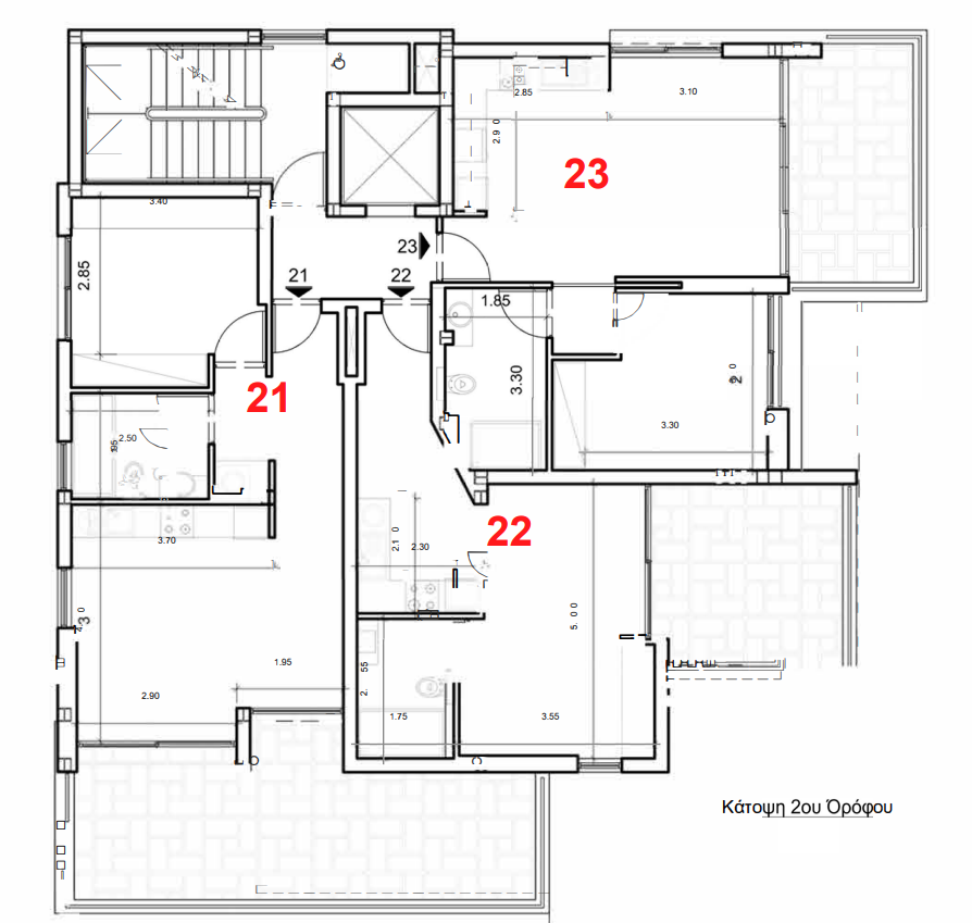 Студії в agia-fyla, Кіпр, 35.00м² - зображення 3